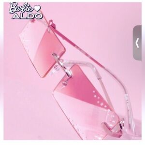 Aldo Barbie Sunglasses Rhinestone NEW Y2K Pink 😍💞